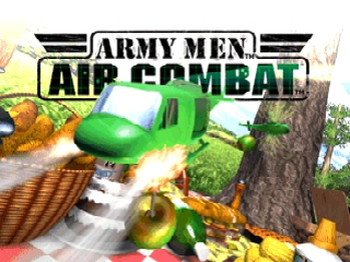 Army Men Air Combat title screen for Nintendo 64